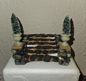 Department 56 "Fieldstone Stairway" Holiday Village Accessory
